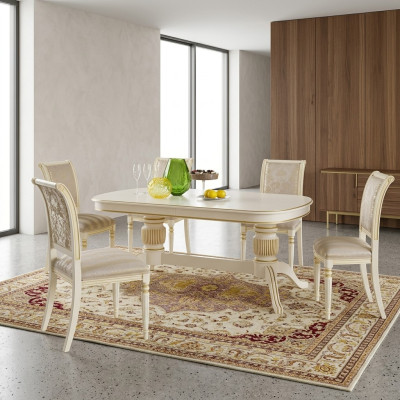 Estilo barroco rococó muebles mesa de comedor mesas decoración comedor conjunto de mesa