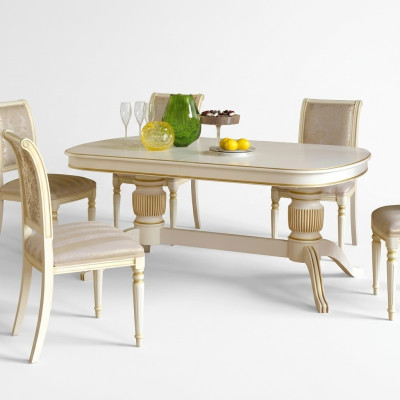 Estilo barroco rococó muebles mesa de comedor mesas decoración comedor conjunto de mesa
