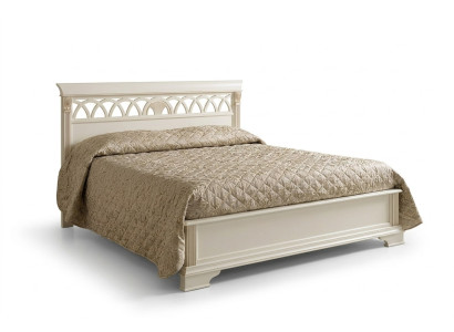 Cama doble Cama de matrimonio Diseño de lujo Camas Decoración Barroco Rococó Estilo antiguo