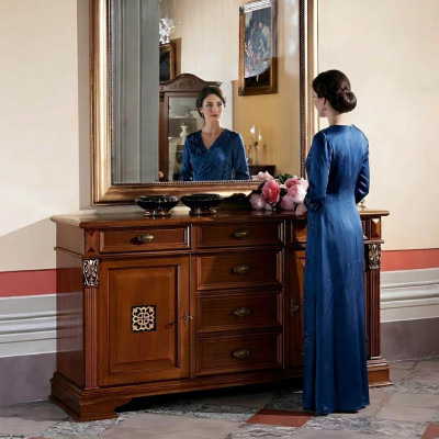 Cómoda Aparador Armario Perchero Cómoda Italiana Estilo Antiguo Madera