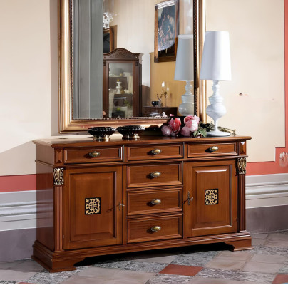Cómoda Aparador Armario Perchero Cómoda Italiana Estilo Antiguo Madera