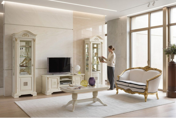 Rtv Sideboard Schrank Dekorative Kommode Wohnzimmer Klassisch Kommoden Holz Low Aparador de televisor Armario Cómoda decorativa Sala de estar Clásico Cómodas Madera Bajo