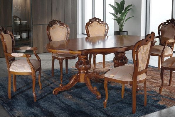 Juego de sillas 4x sillas tapizadas conjunto de cocina salón comedor