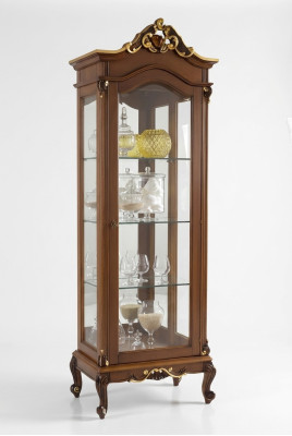 Vitrina noble estilo antiguo barroco rococó clásico salón mueble de vidrio