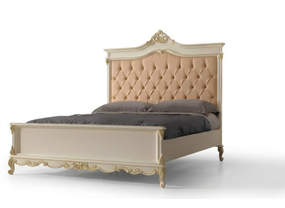 Cama diseño Chesterfield de lujo camas de hotel de madera maciza 180x200 dormitorio cama italia muebles