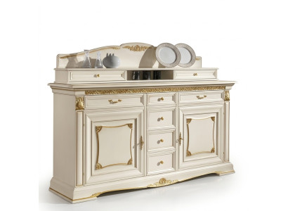 Aparador armario de pared de madera maciza de alta calidad. Armario de buffet nuevo. Armarios de comedor barrocos nuevos.