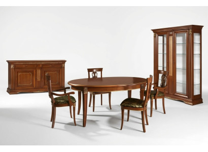 Mesa de comedor Grupo de mesas Comedor Sala de estar Madera Barroco Rococó Italia Muebles