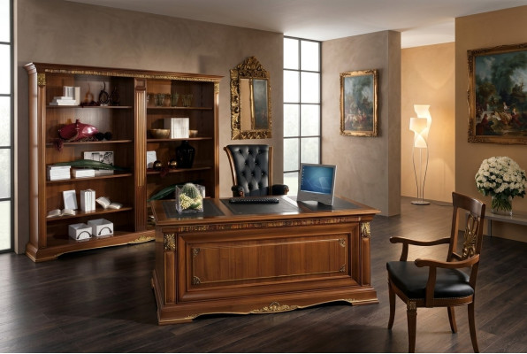 Oficina Librería xxl Archivador Muebles de lujo elegantes Estilo antiguo Armario de madera maciza