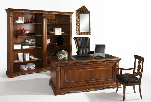 Oficina Librería xxl Archivador Muebles de lujo elegantes Estilo antiguo Armario de madera maciza