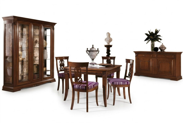 Mesa de comedor Mesas de comedor Tablas Mesa Diseño clásico de madera barroco rococó Muebles nuevos