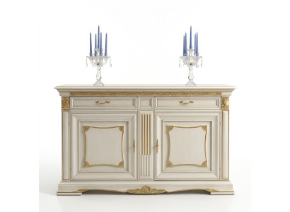 Cómoda Armario Armario de lujo Estante Consola Muebles de Italia Madera maciza Cómodas Nuevas