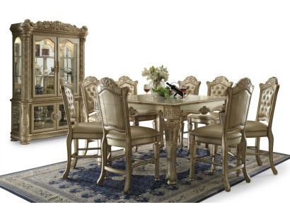 Vitrina noble de estilo antiguo barroco rococó, armario decorativo escaparate salón