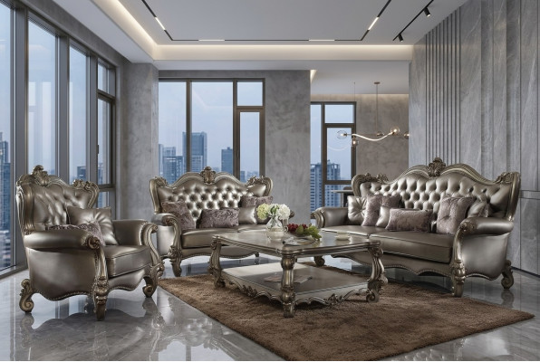 Muebles de lujo sofá juegos de sofás sofá tapizado 3+2+1 asientos mesa de centro nuevo