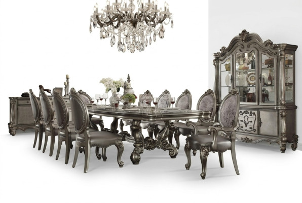 Mesa de comedor 10 sillas conjunto de comedor grupo de comedor mesa de madera 11 piezas barroco