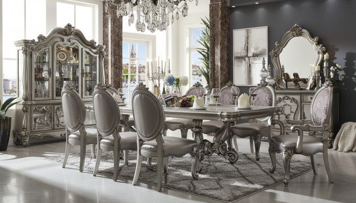 Diseño de mesa de comedor de madera de diseño.
