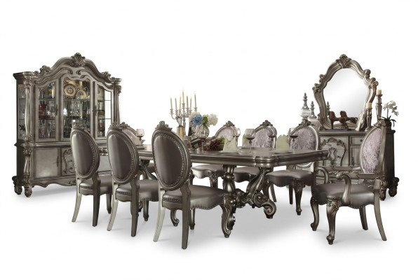 Mesa de comedor y conjunto de comedor de 8 sillas, conjunto de mesa y sillas.