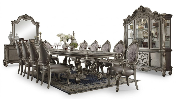 Mesa de comedor Mesas Mesas Mesa Oficina Diseño Clásico Decoración Madera Barroco