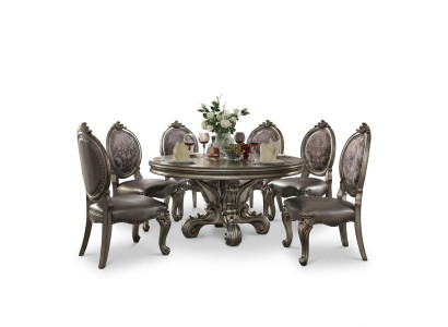 Diseño de lujo silla tapizada sillas asiento respaldo decoración comedor madera silla de cuero