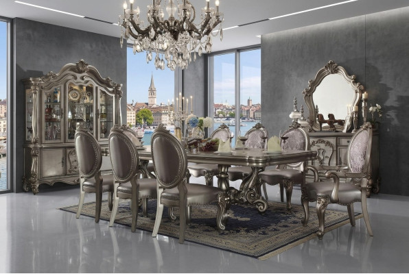 Lujo 1x Silla silla de comedor Silla tapizada Silla de salón Sillas de cocina