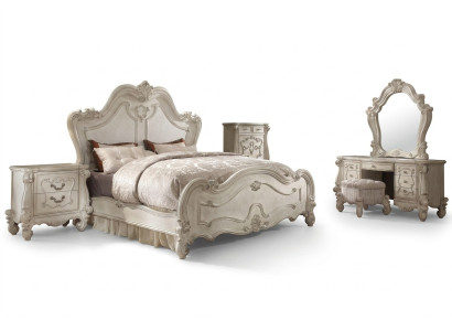 Cama clásica cama doble 2x mesitas de noche diseño de madera camas nuevas 3 piezas.