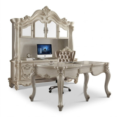 Mesa de ordenador con estantes Escritorio de oficina Estantería Secretaria de ordenador