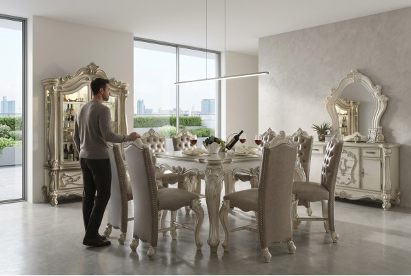 Mesa de madera Mesa de comedor Mesa Madera Mesa de comedor cuadrada Mesas de comedor Barrocas
