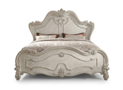 Diseño de cama Cama doble Camas Lujo Clásico Barroco Chesterfield