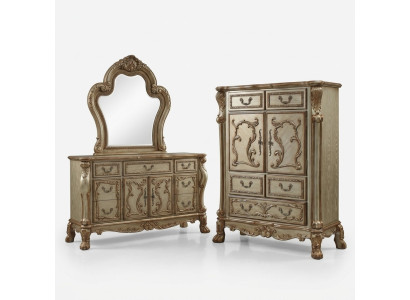 Clásico barroco antiguo cómoda cómoda de estilo sideboard de madera real nuevo