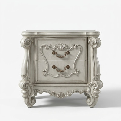 Diseño mesita de noche mesa auxiliar consola mesa muebles madera barroco rococó nuevo