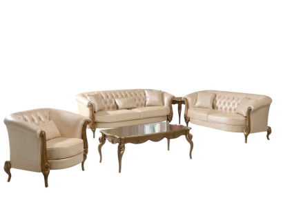 Muebles de lujo, conjunto de sofás, sofá, tapicería con 3+2+1 asientos con mesa de centro, sofás.