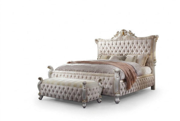 Cama Chesterfield Camas acolchadas Decorativas Camas matrimoniales Decorativas