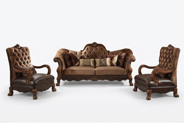 Sofá conjunto completo Sala de estar Conjuntos de muebles 3 + 1 asiento Sofá tapizado