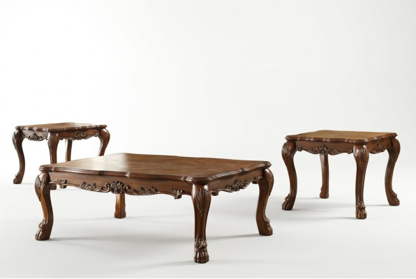 Mesa clásica Mesa de centro Mesa auxiliar barroca Diseño de sofá Sala de estar