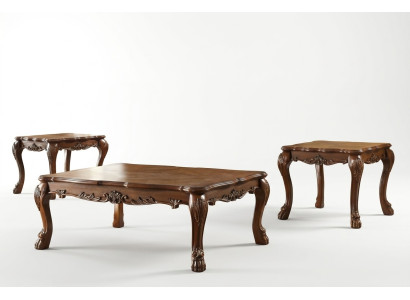 Mesa clásica Mesa de centro Mesa auxiliar barroca Diseño de sofá Sala de estar