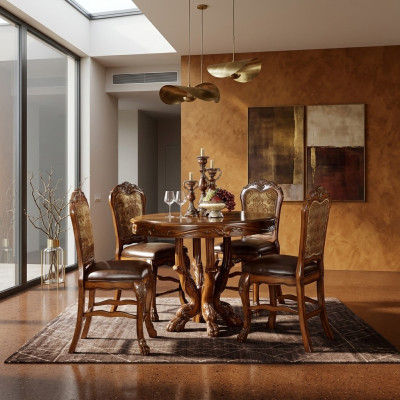 Silla tapizada de lujo Sillón Silla Sillas Decoración Sala de estar Comedor Sillón