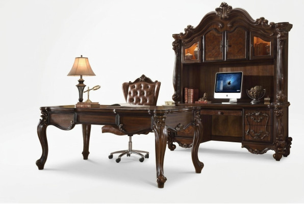 Juego de lujo para la oficina con escritorio + silla + mesa de ordenador