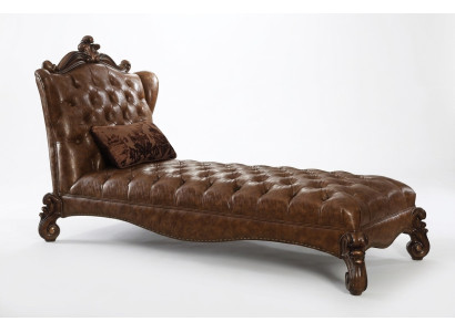Sofá de lujo con chaise longue estilo antiguo Chaise Lounge Barroco Rococó.