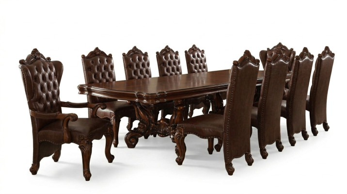 Mesa de comedor Grupo de mesas Comedor Sala de estar Madera Barroco Rococó Mesas