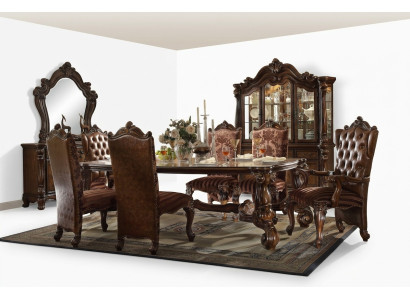 Mesa de comedor real de madera Mesas Clásico Barroco Rococó Comedor