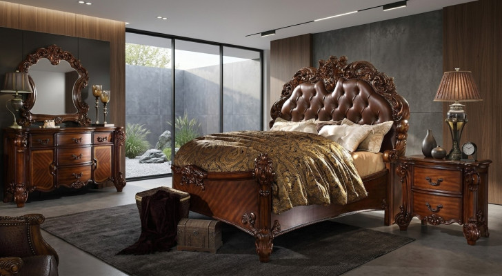 Clásico dormitorio cómodas conjunto de 2 piezas. Cómoda barroca rococó + espejo nuevo