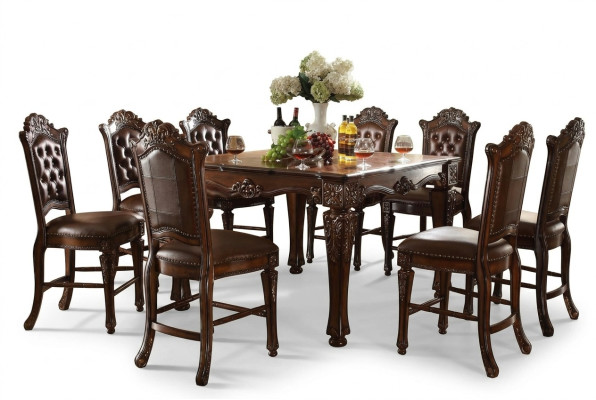 Mesa de comedor 6 sillas Set de comedor Conjunto de mesa de comedor clásica de 7 piezas.