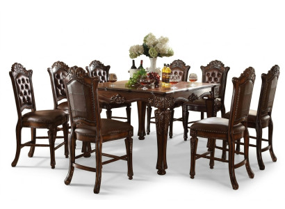 Mesa de comedor 6 sillas Set de comedor Conjunto de mesa de comedor clásica de 7 piezas.