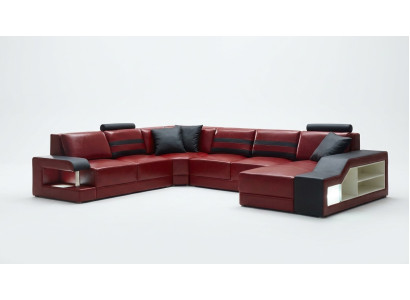 Moderno sofá en forma de U, conjunto de esquina tapizado, rincón de sofá, mueble de diseño para sentarse, sofás.