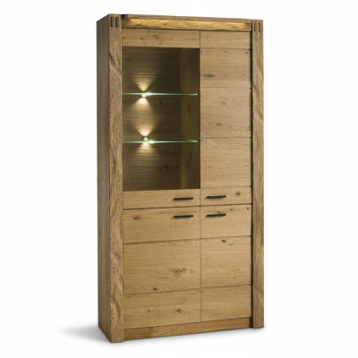 Vitrina de madera armario Vitrinas clásicas de madera Armarios de diseño Sala de estar Nuevo