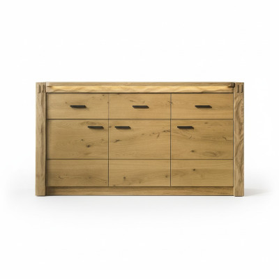 Cómoda Credenza Gabinete cajonera Armario Aparador Mueble estantería Bajo con cajones