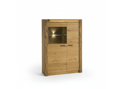 Vitrina Aparador Armario Estantería Estilo Moderno Sala de estar Cómodas Colección de vidrio