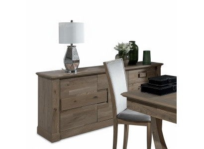 Cómoda armario con espejo xxl Cómoda buffet de madera nueva Aparador de 2 piezas de madera