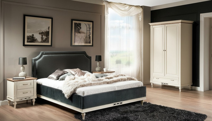 Cama acolchada de diseño de lujo para hoteles, cama matrimonial de 140/160cm para habitación doble, textil.
