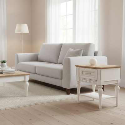 Mesita de noche Consola Mesitas de noche Mesa auxiliar Diseño de dormitorio Mesa de madera Nueva