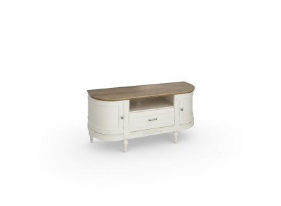Mueble de madera aparador cómoda, cómodas armario de salón 135cm, bajos tableros estilo antiguo.